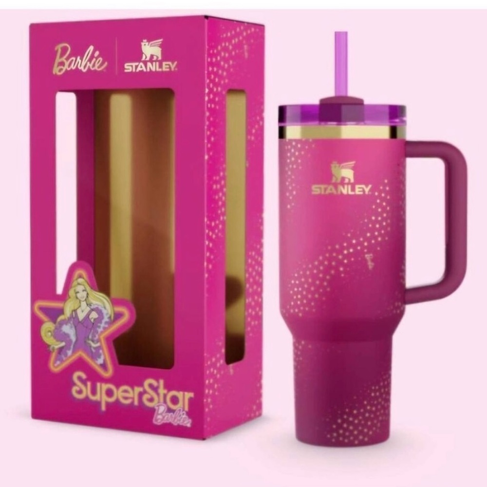 Barbie Stanley 70’s Superstar 40 oz. Quencher.